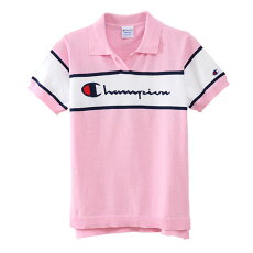 チャンピオンゴルフ　ピンク　ポロシャツ